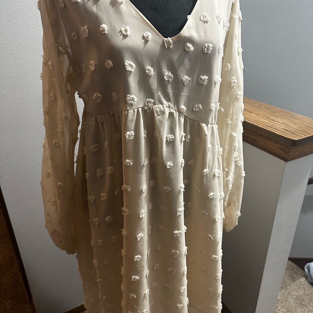 Elegant Cream Dress